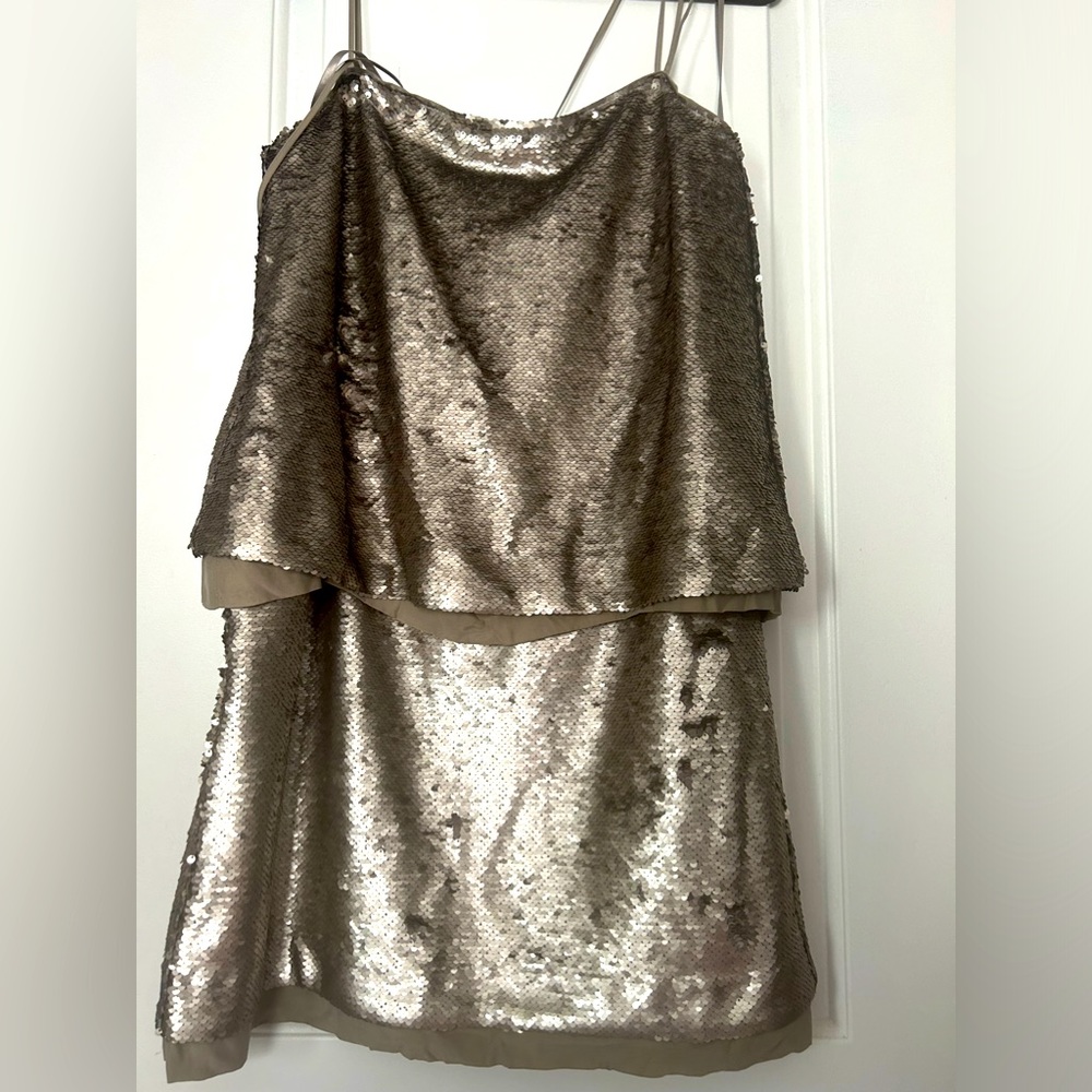 Banana Republic GunMetal Gray Dress